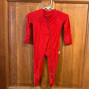 Dream Big Little Co Red Convertible Bamboo Sleeper 0-3